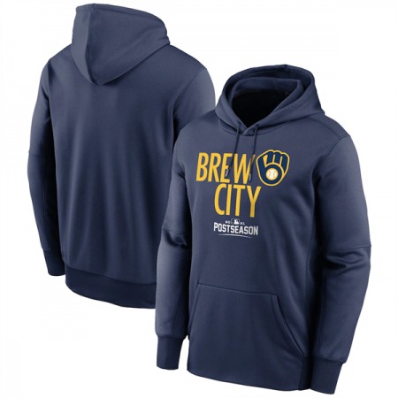 Men's Milwaukee Brewers Navy Hoodie