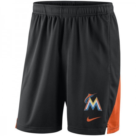 Men's Miami Marlins Black Franchise Performance Shorts