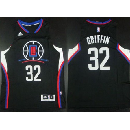 Clippers #32 Blake Griffin Black Alternate Stitched NBA Jersey