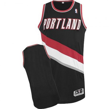 Revolution 30 Blazers Blank Black Stitched NBA Jersey