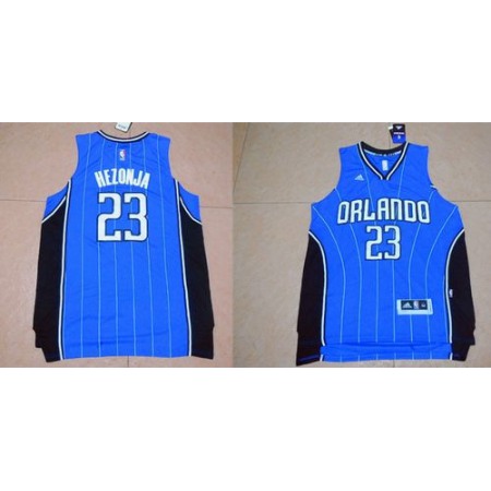 Magic #23 Mario Hezonja Blue Stitched NBA Jersey