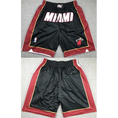 Men's Miami Heat Black Shorts (Run Small)