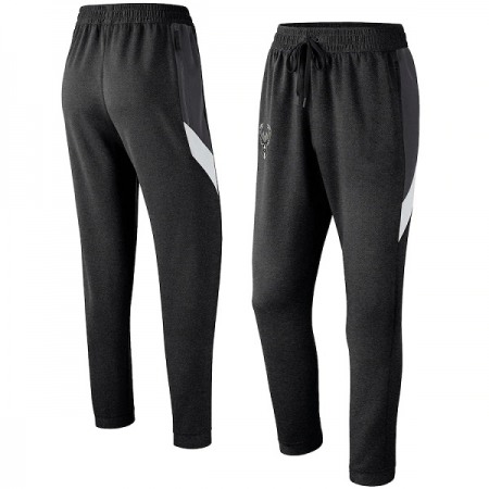 Men's Milwaukee Bucks Black Performance Showtime Basketball Pants