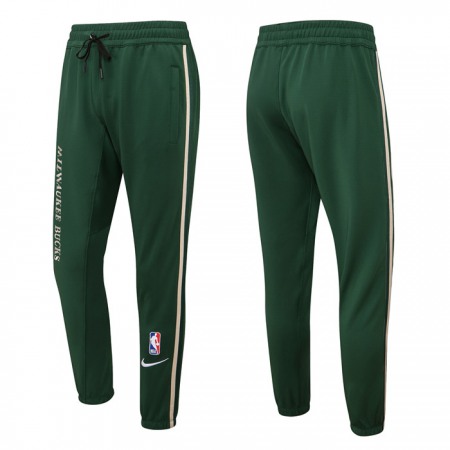 Men's Milwaukee Bucks Green Performance Showtime Basketball Pants