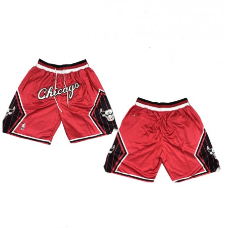 Men's Chicago Bulls Red Shorts (Run Small)