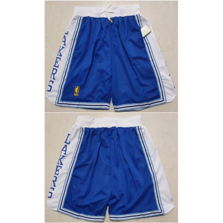 Men's Los Angeles Lakers Blue Shorts (Run Small)