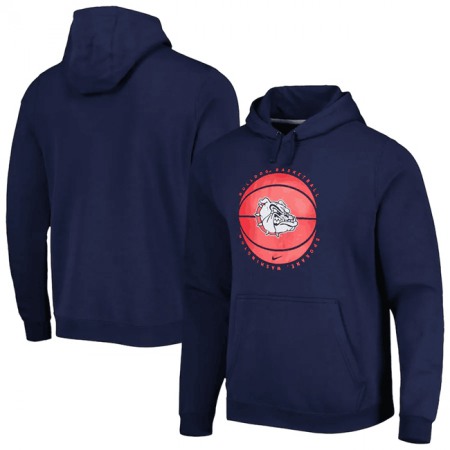 Men's Georgia Bulldogs Navy Basketball Pullover Hoodie