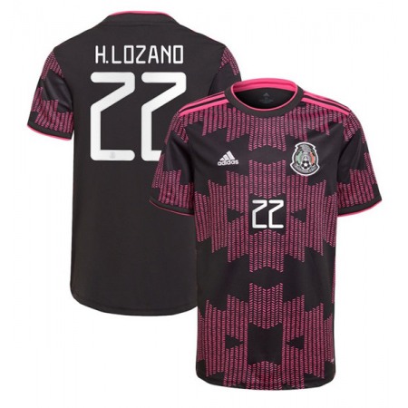 Men's Mexico #22 Hirving Lozano Soccer Jersey