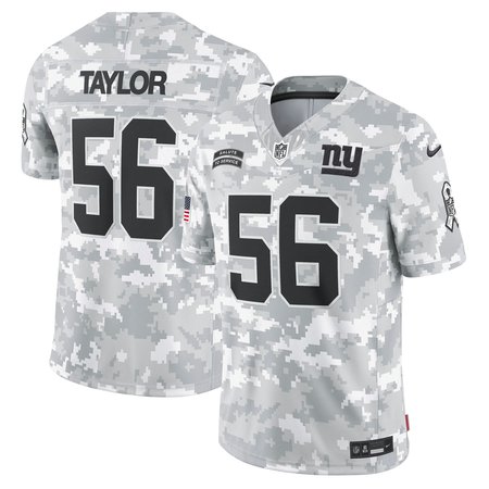 Men's New York Giants Lawrence Taylor Nike Arctic Camo 2024 Salute to Service Retired Player Limited Jersey