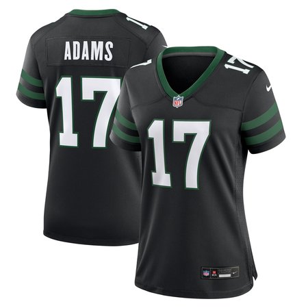 Women's New York Jets Davante Adams Nike Legacy Black Alternate Game Jersey