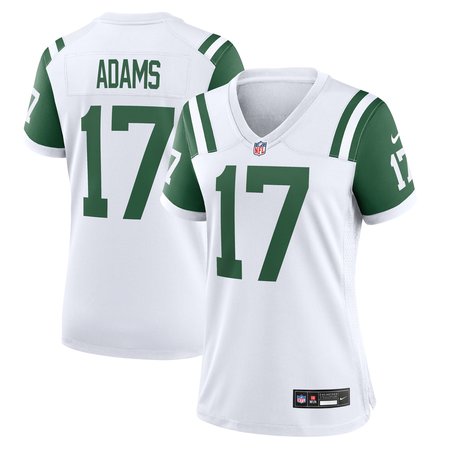 Women's New York Jets Davante Adams Nike White Classic Alternate Game Jersey