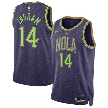 Unisex New Orleans Pelicans Brandon Ingram Nike Purple 2024/25 Swingman Player Jersey - City Edition