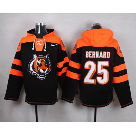 Nike Bengals #25 Giovani Bernard Black Player Pullover NFL Hoodie