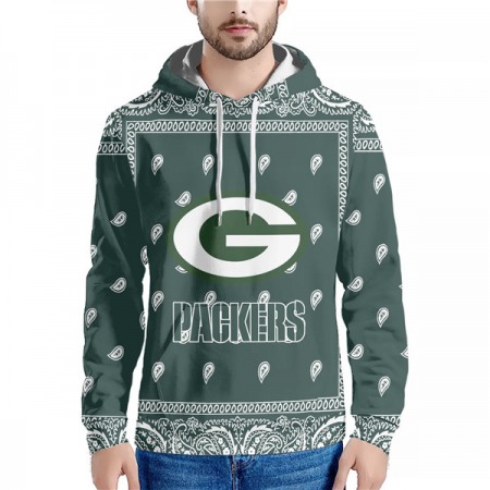 Men's Green Bay Packers Green Pullover Hoodie