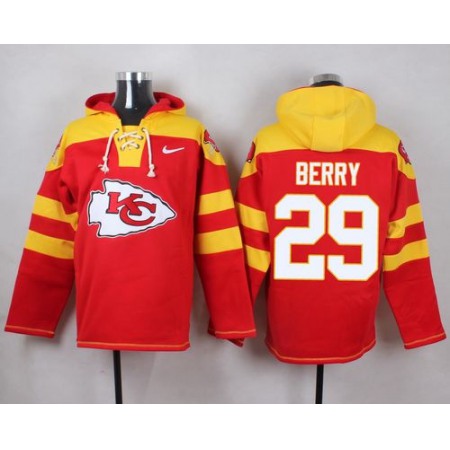 Nike Chiefs #29 Eric Berry Red Player Pullover NFL Hoodie