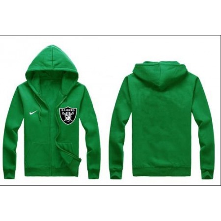 Nike Oakland Raiders Authentic Logo Hoodie Green