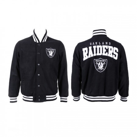 Men's Las Vegas Raiders Black Stitched Jacket