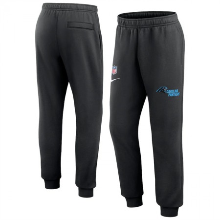 Men's Carolina Panthers Black Chop Block Fleece Sweatpants