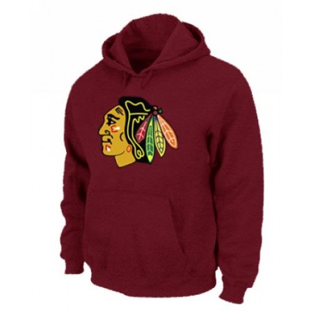 NHL Chicago Blackhawks Big & Tall Logo Pullover Hoodie Red