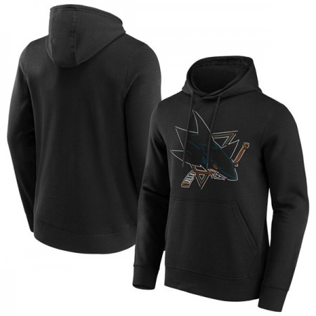 Men's San Jose Sharks Black Edge Hoodie