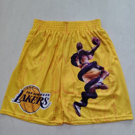 Los Angeles Lakers Yellow Shorts