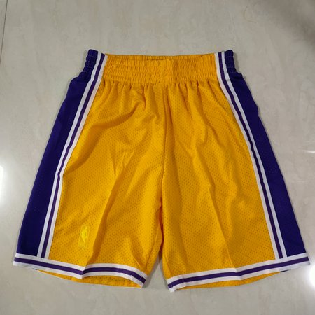 Los Angeles Lakers Yellow Shorts